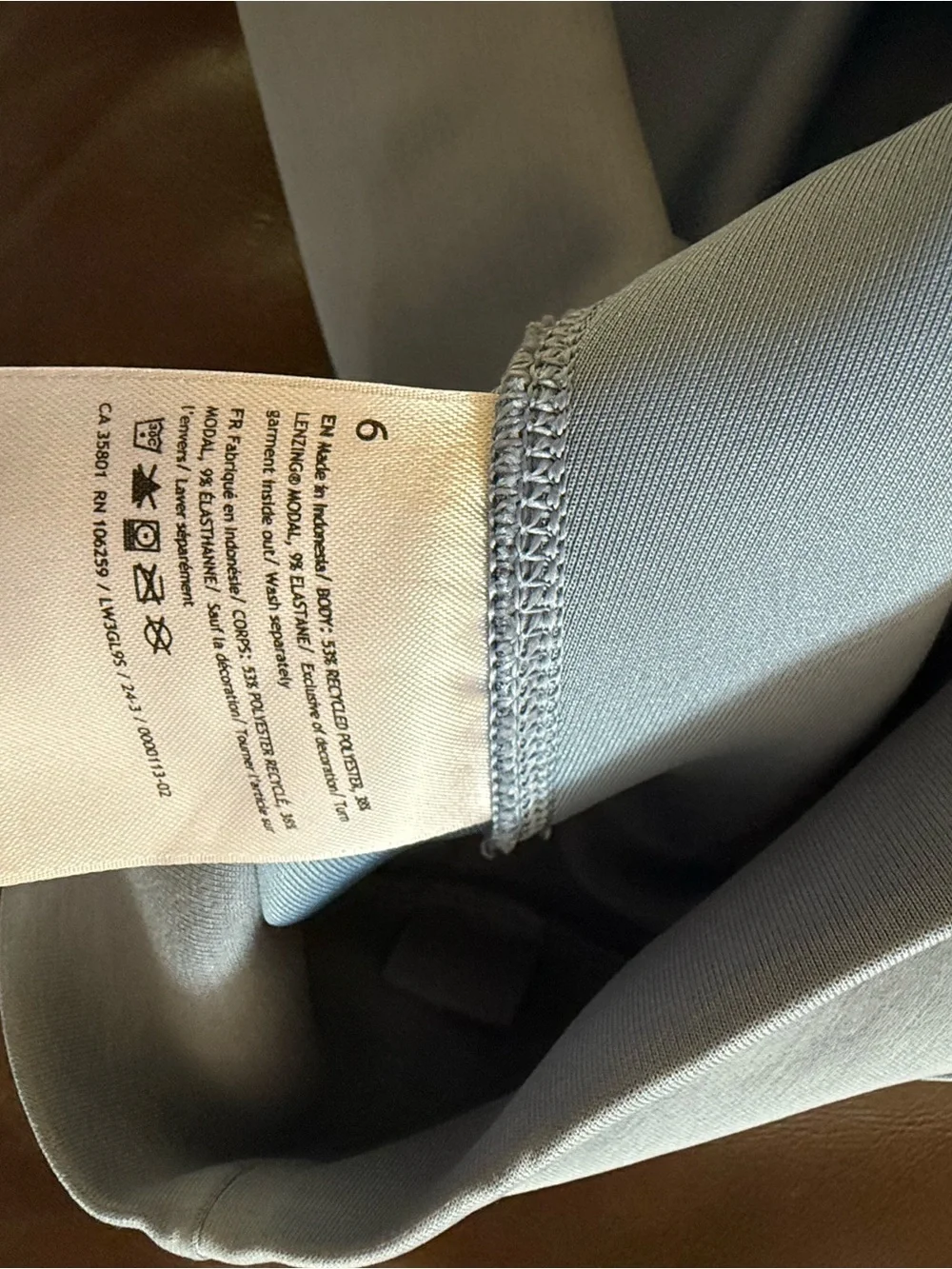 lululemon Softstream Aero Blue Crew Sweatshirt